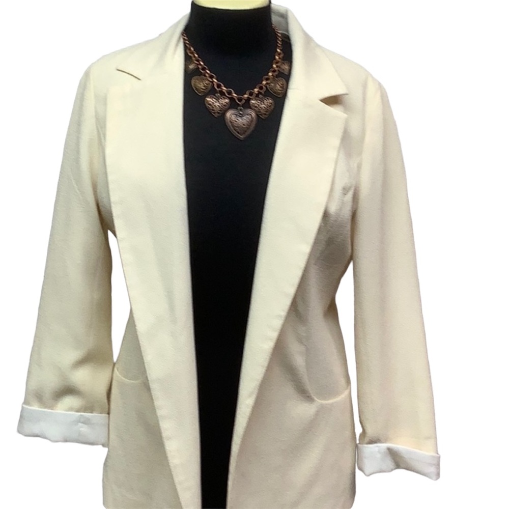 Tea & Cup Blazer Cream